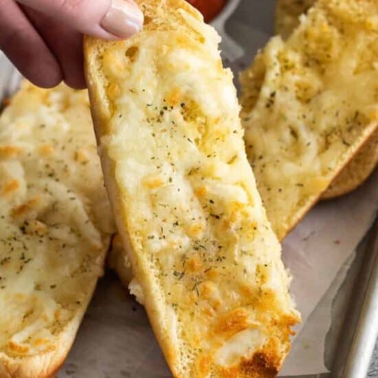 Italian dunkers on a plate.