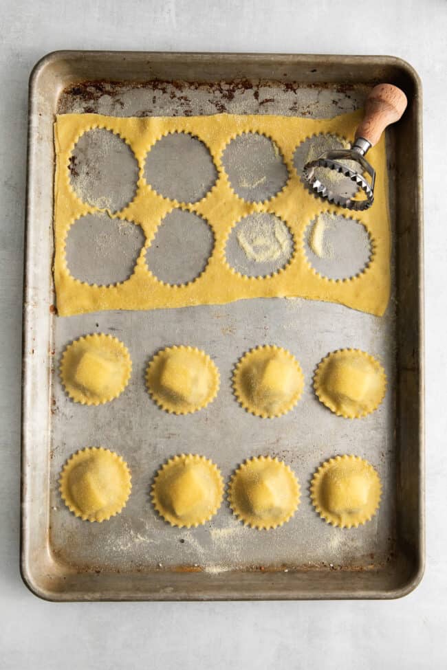 Easy Mushroom Ravioli - The Cheese Knees