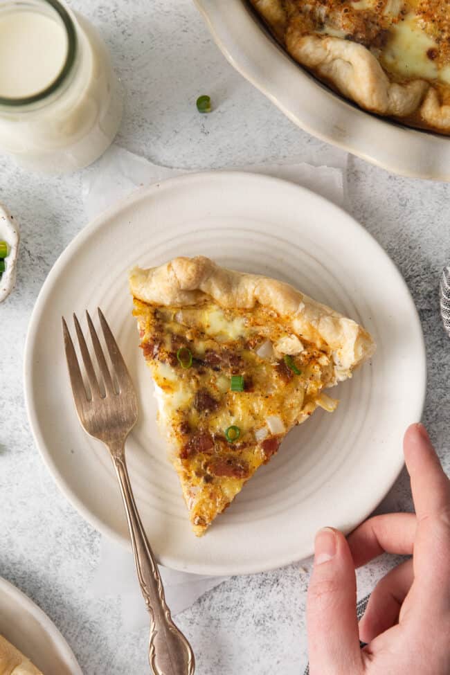 Easy Quiche Lorraine - The Cheese Knees