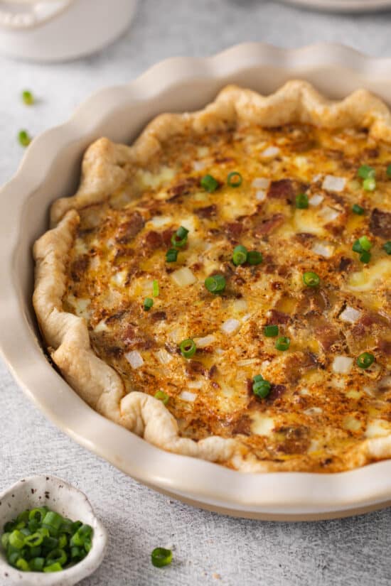 Easy Quiche Lorraine The Cheese Knees