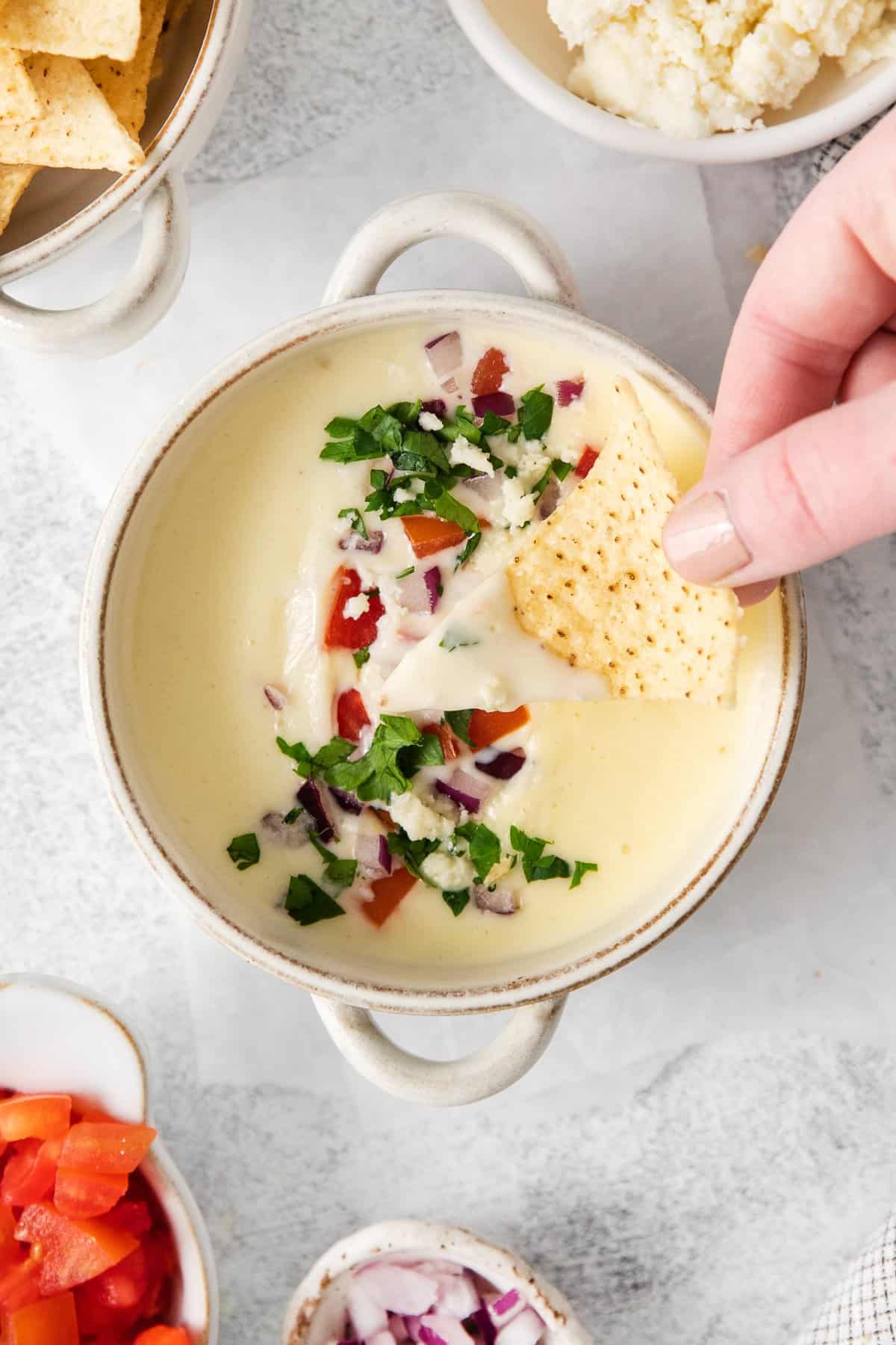 Easy Cotija Queso Dip The Cheese Knees