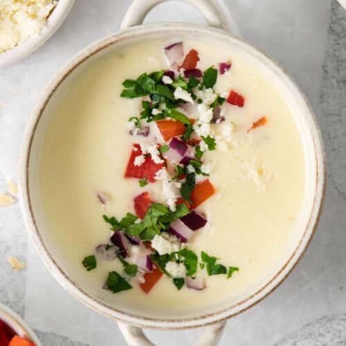 Easy Cotija Queso Dip The Cheese Knees