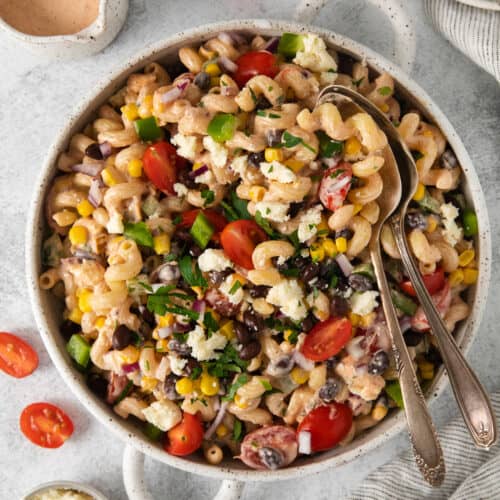 Mexican Pasta Salad - The Cheese Knees