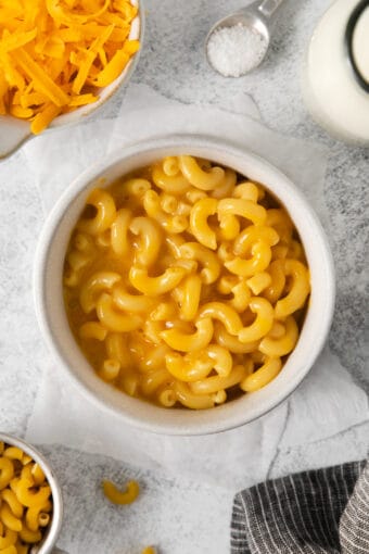 Microwave Mac and Cheese - The Cheese Knees