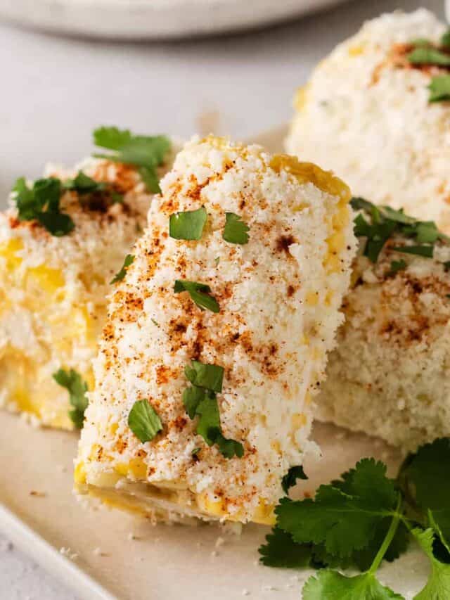 Easy Elote Corn Recipe Cheese Knees