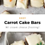 carrot cake bars pin.