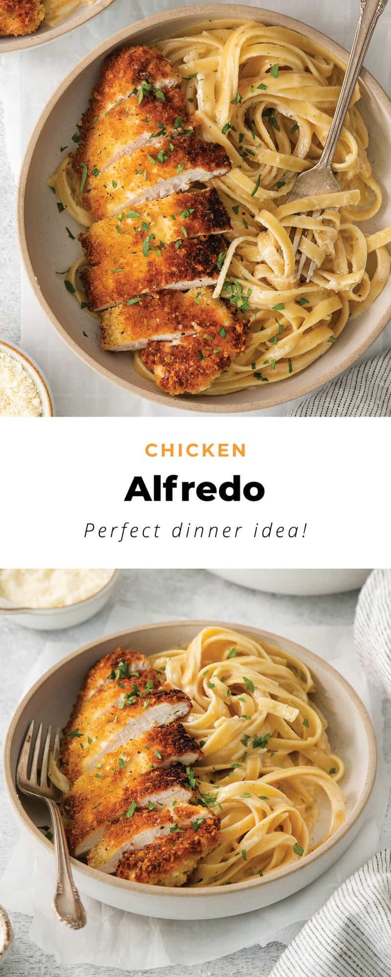 Chicken Alfredo (+ Homemade Alfredo Sauce) - The Cheese Knees