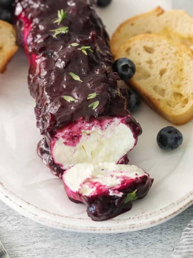 Blueberry Goat Cheese Appetizer
