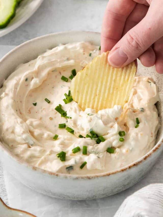Classic Chip Dip Recipe Cheese Knees