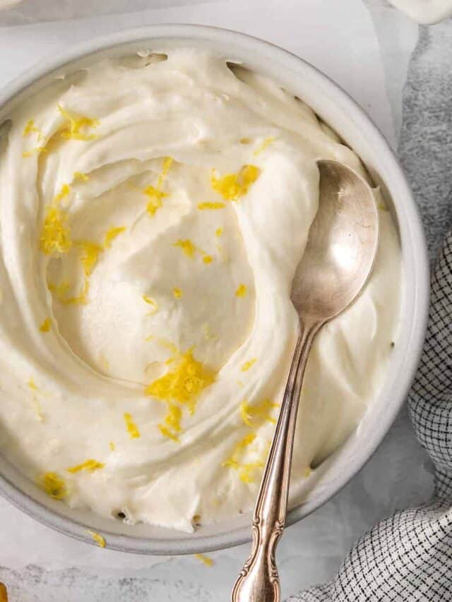 Lemon Cream Cheese Frosting Cheese Knees