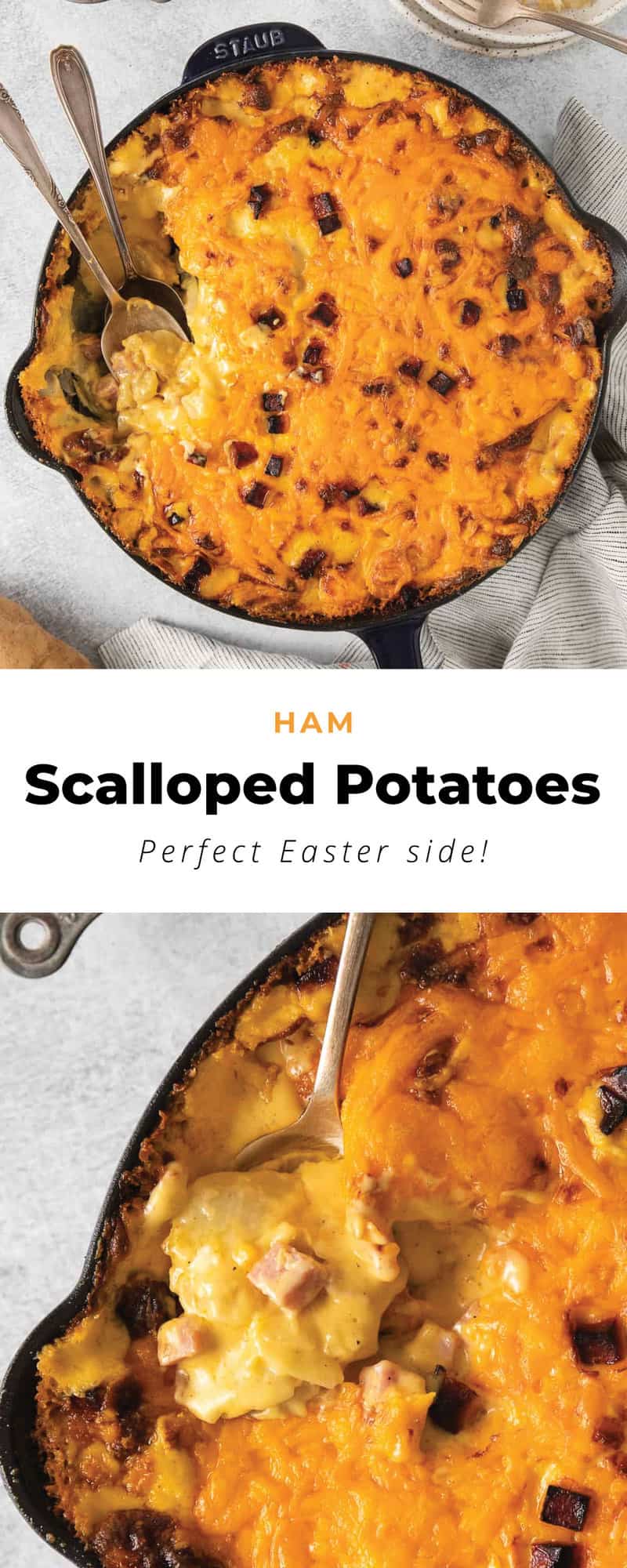 Ham and Scalloped Potatoes - The Cheese Knees