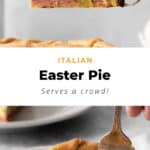 italian easter pie pin.