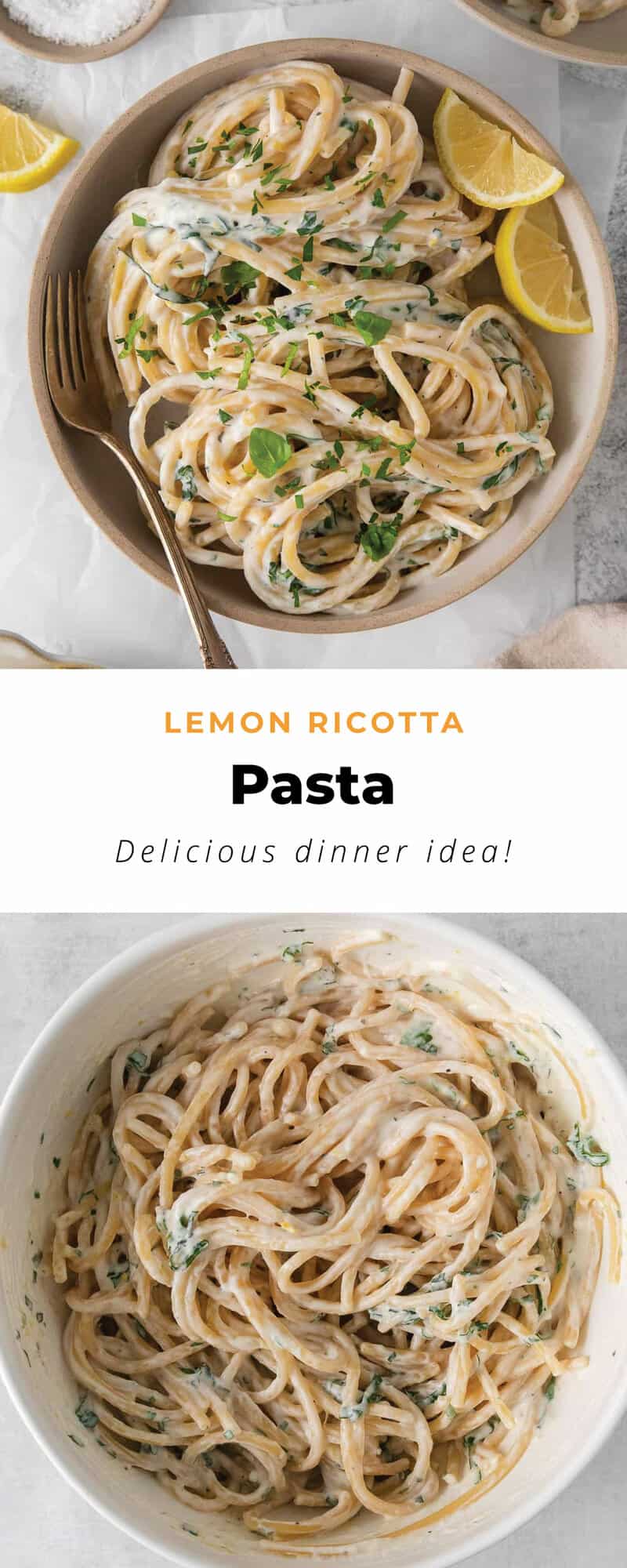 Lemon Ricotta Pasta - The Cheese Knees