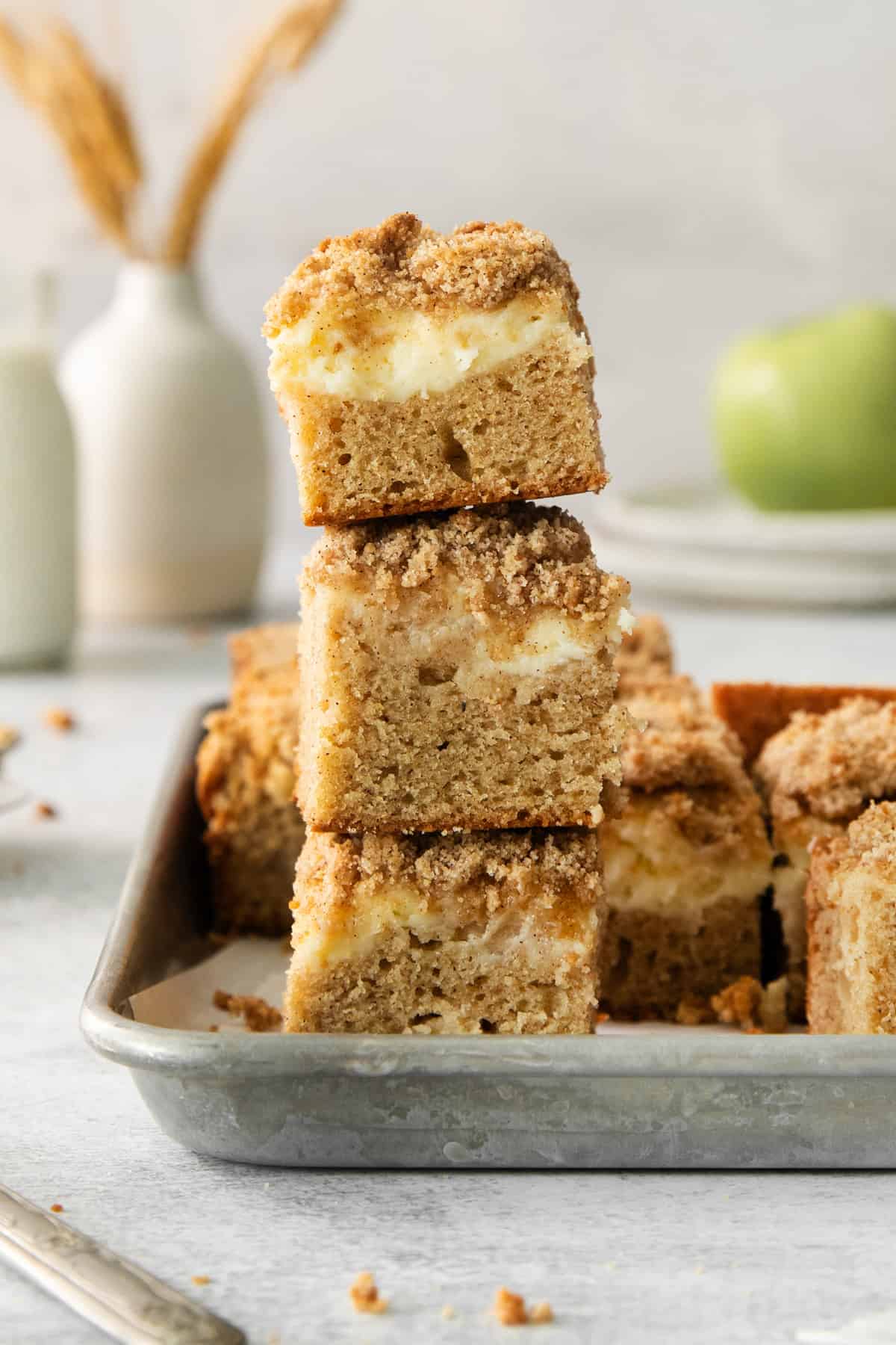 a bunch of food that is in a pan.