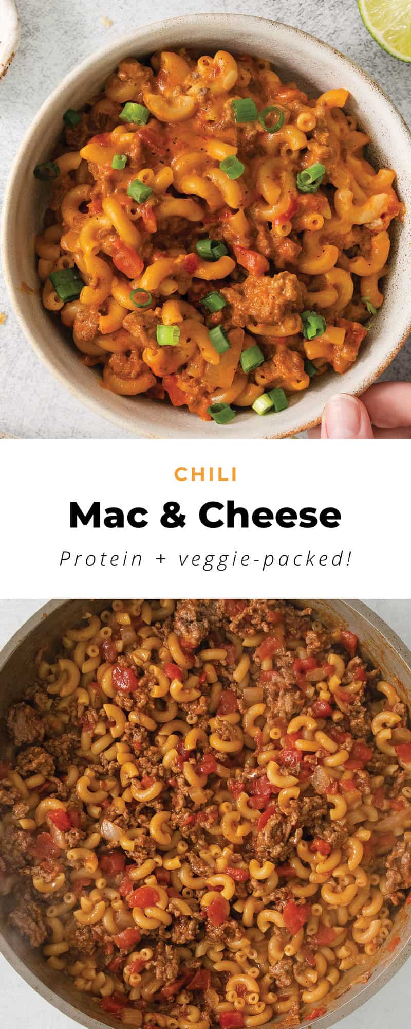 OnePot Chili Mac and Cheese The Cheese Knees