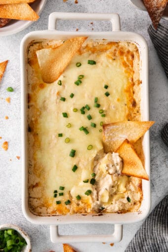 Cream Cheese Crab Rangoon Dip - The Cheese Knees