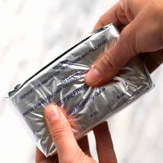Learn how to soften cream cheese using a bag of aluminum foil.