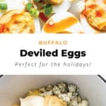 A recipe for deviled eggs.