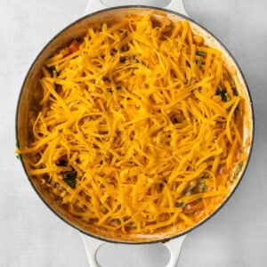 Cheesy cowboy casserole.